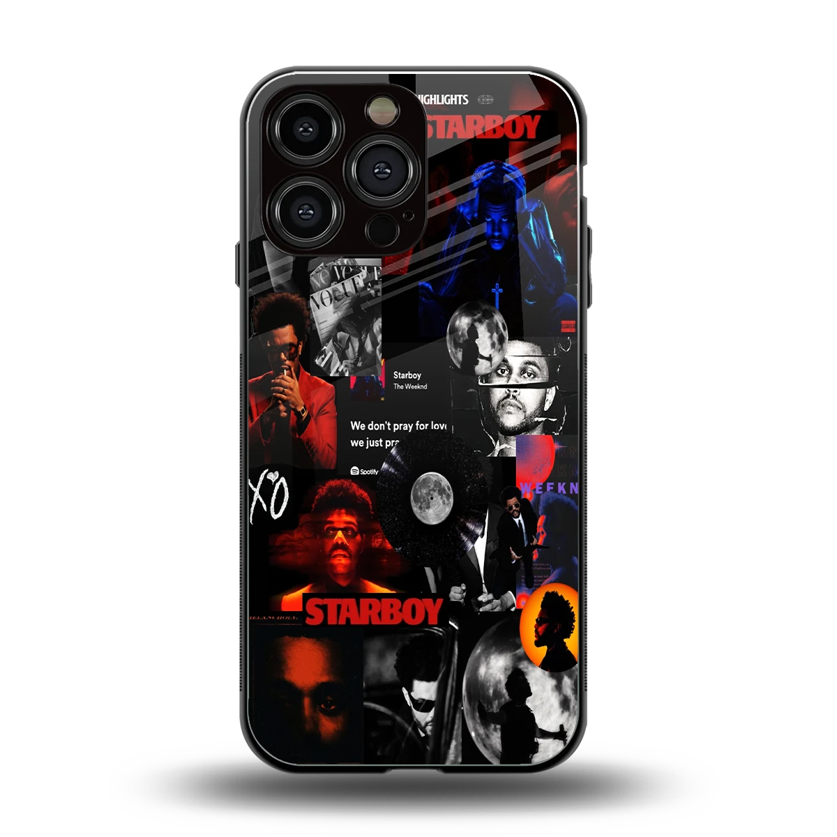 After Hours back phone cover | glass case for iphone 15 pro max