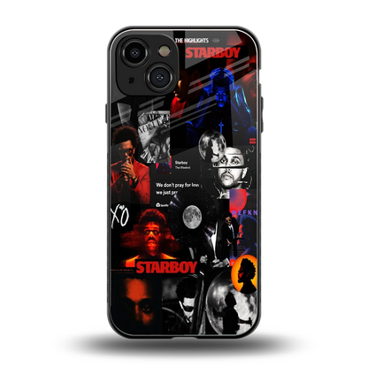 After Hours back phone cover | glass case for iphone 15