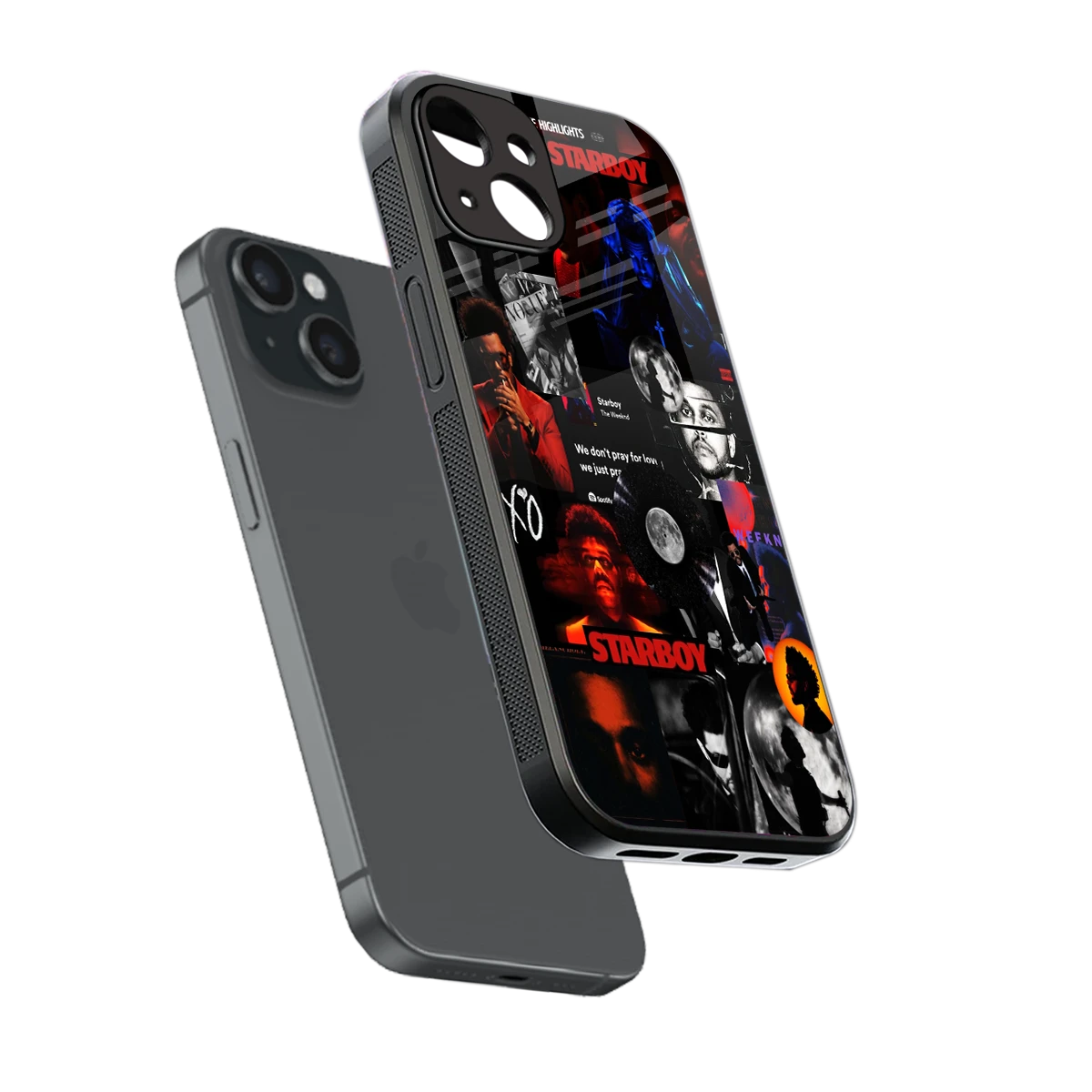 After Hours sleek iphone 15 cover with tempered glass back and TPU edges