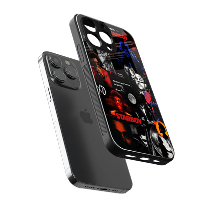 After Hours sleek iphone 15 pro cover with tempered glass back and TPU edges