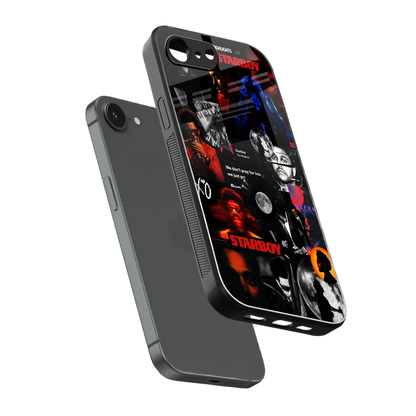 After Hours sleek iphone 16e cover with tempered glass back and TPU edges