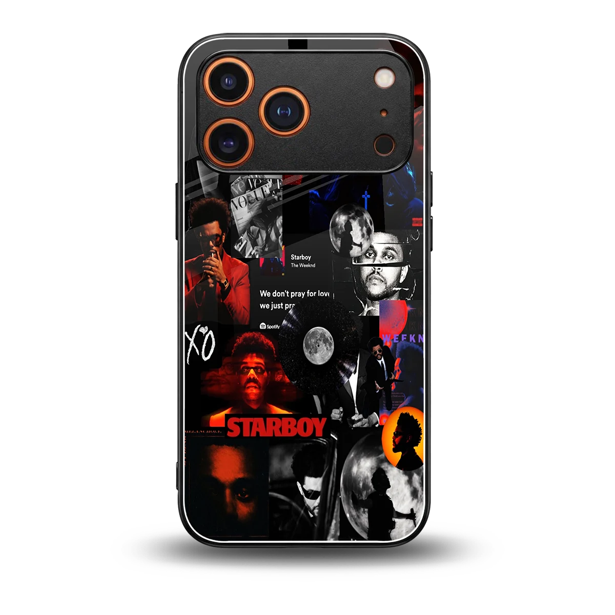 After Hours back phone cover | glass case for iphone 17 pro