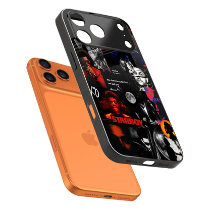 After Hours sleek iphone 17 pro cover with tempered glass back and TPU edges