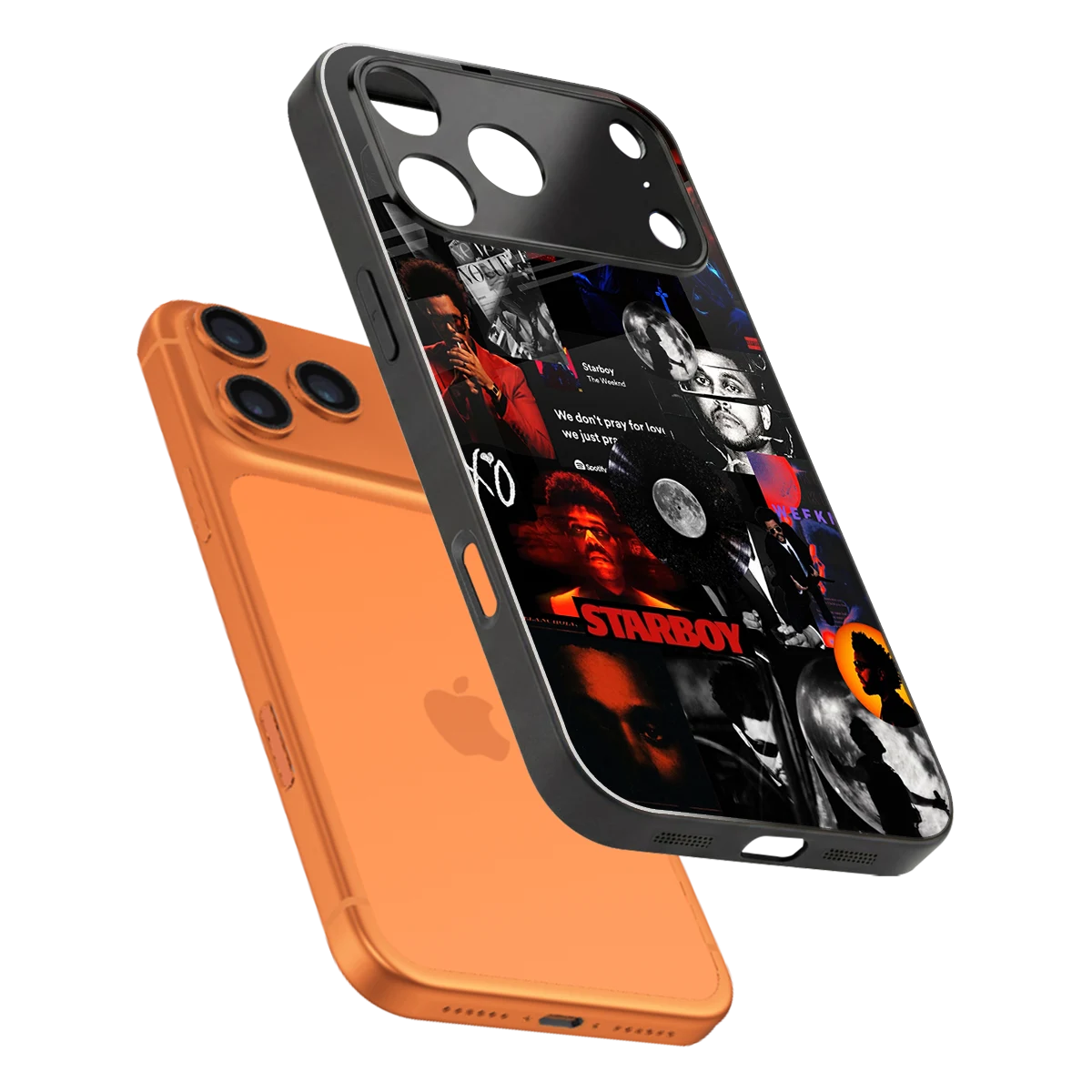 After Hours sleek iphone 17 pro max cover with tempered glass back and TPU edges