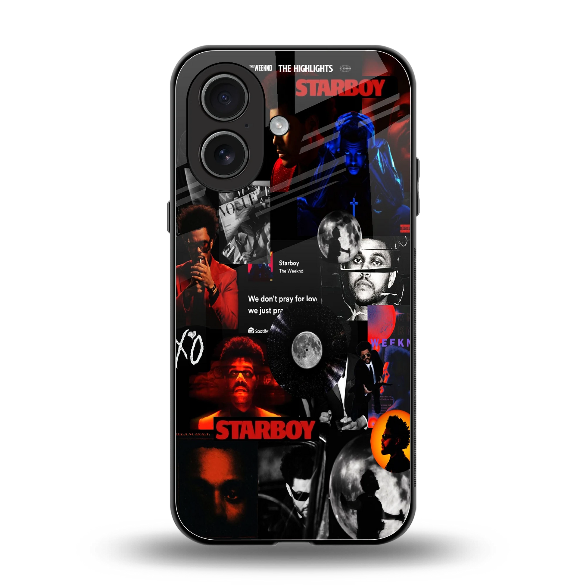 After Hours back phone cover | glass case for iphone 17
