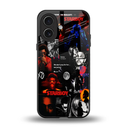 After Hours back phone cover | glass case for iphone 17