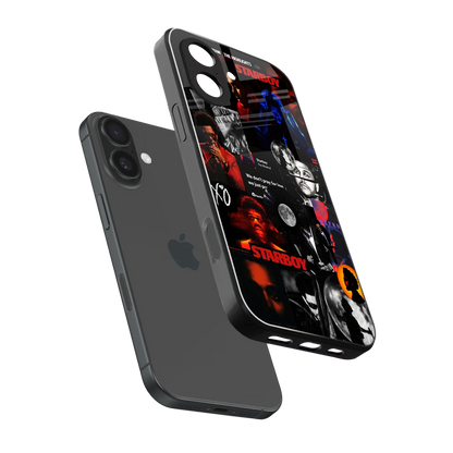 After Hours sleek iphone 17 cover with tempered glass back and TPU edges
