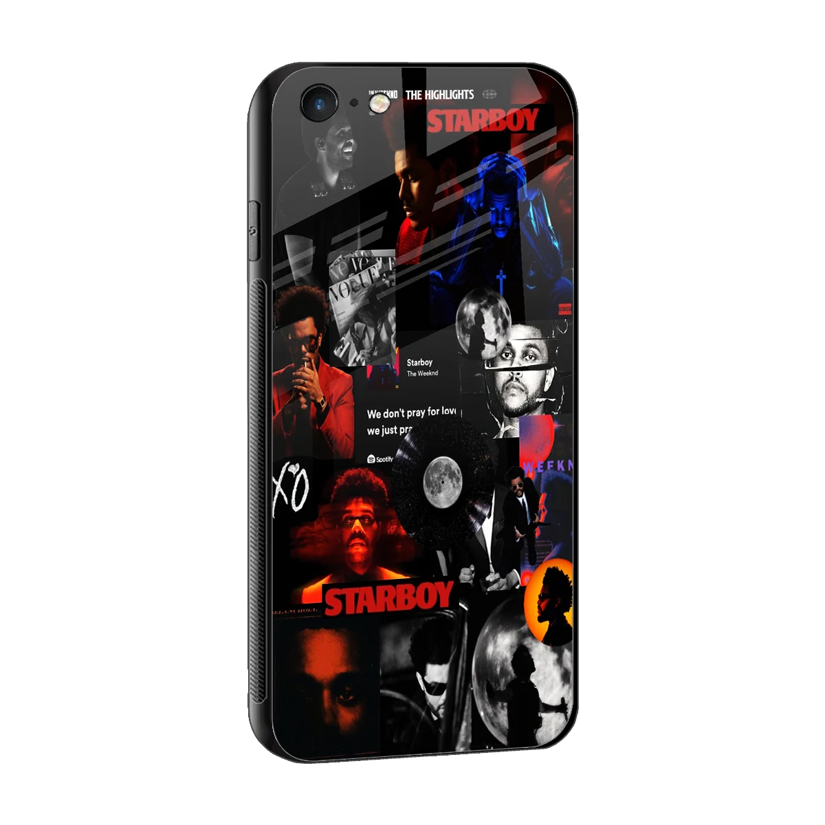 After Hours sleek iphone 6s cover with tempered glass back and TPU edges