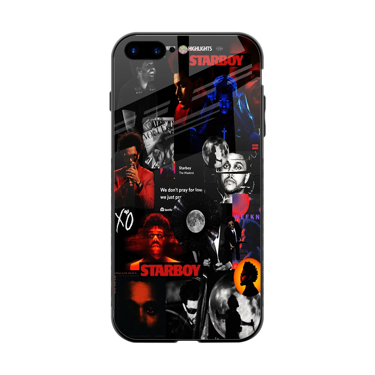 After Hours back phone cover | glass case for iphone 8 plus