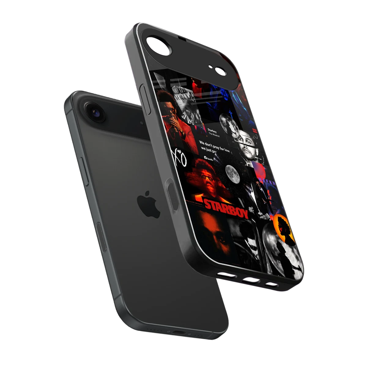 After Hours sleek iphone air cover with tempered glass back and TPU edges