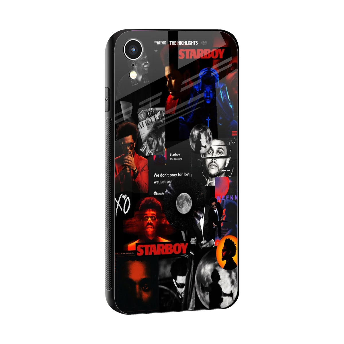 After Hours sleek iphone xr cover with tempered glass back and TPU edges