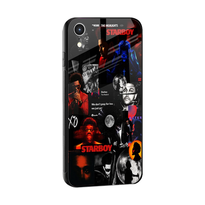 After Hours sleek iphone xr cover with tempered glass back and TPU edges