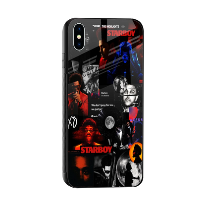 After Hours sleek iphone xs max cover with tempered glass back and TPU edges