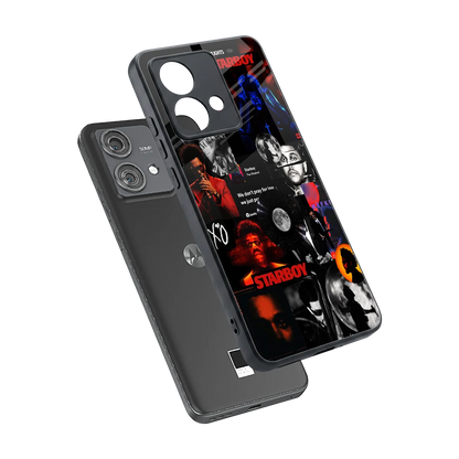 After Hours sleek motorola edge 40 neo 5g cover with tempered glass back and TPU edges