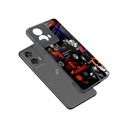 After Hours sleek motorola edge 50 fusion cover with tempered glass back and TPU edges
