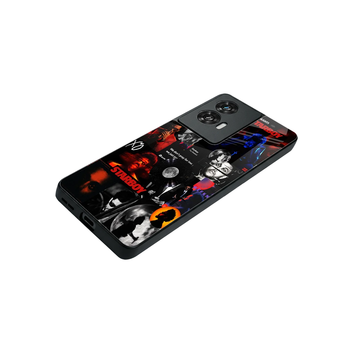 After Hours stylish phone case for motorola edge 50 fusion | glossy glass and slim fit