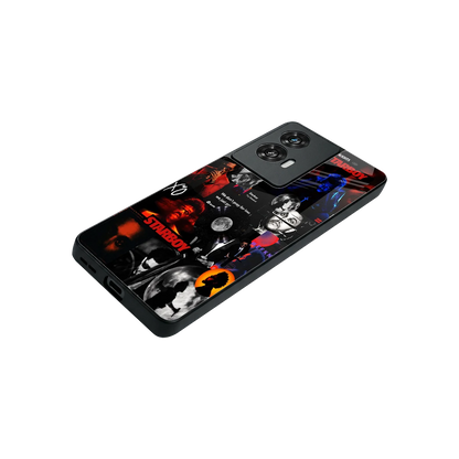 After Hours stylish phone case for motorola edge 50 fusion | glossy glass and slim fit