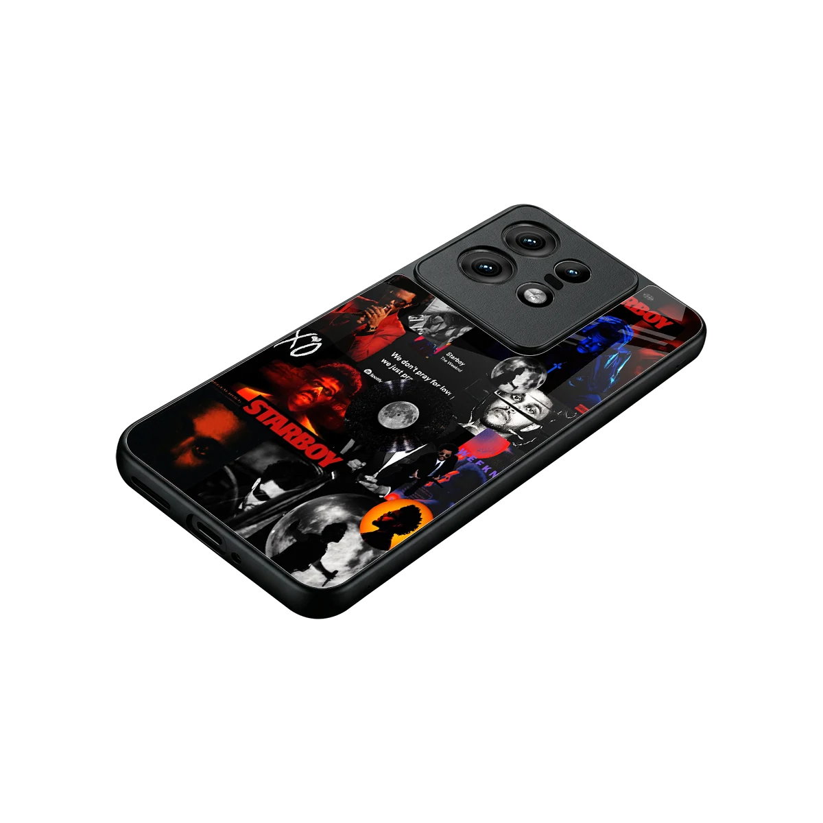 After Hours stylish phone case for motorola edge 50 pro | glossy glass and slim fit