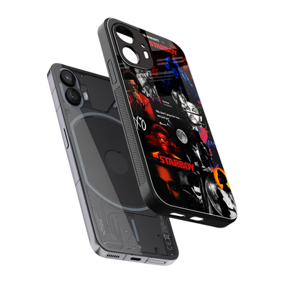 After Hours sleek nothing phone 2 cover with tempered glass back and TPU edges
