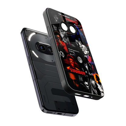 After Hours sleek nothing phone 2a cover with tempered glass back and TPU edges