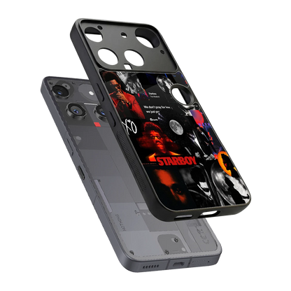 After Hours sleek nothing phone 3 cover with tempered glass back and TPU edges