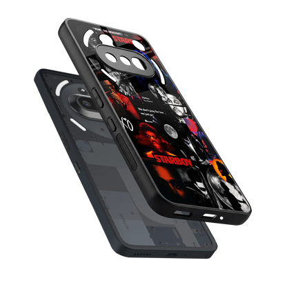 After Hours sleek nothing phone 3a cover with tempered glass back and TPU edges