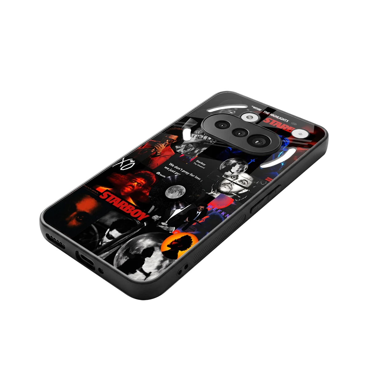 After Hours stylish phone case for nothing phone 3a | glossy glass and slim fit