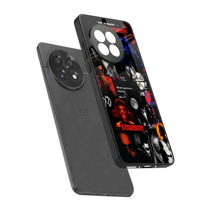 After Hours sleek oneplus 13r cover with tempered glass back and TPU edges
