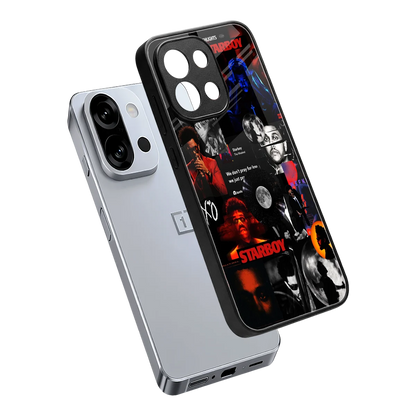 After Hours sleek oneplus 13s cover with tempered glass back and TPU edges