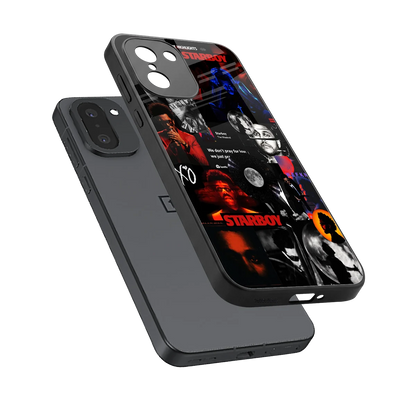 After Hours sleek oneplus 15r cover with tempered glass back and TPU edges