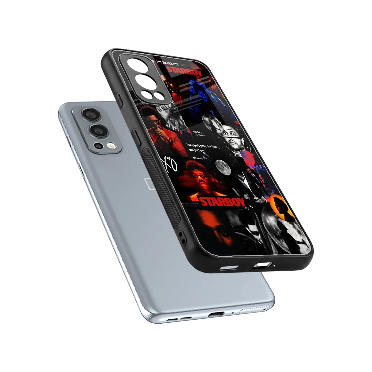 After Hours sleek oneplus nord 2 cover with tempered glass back and TPU edges