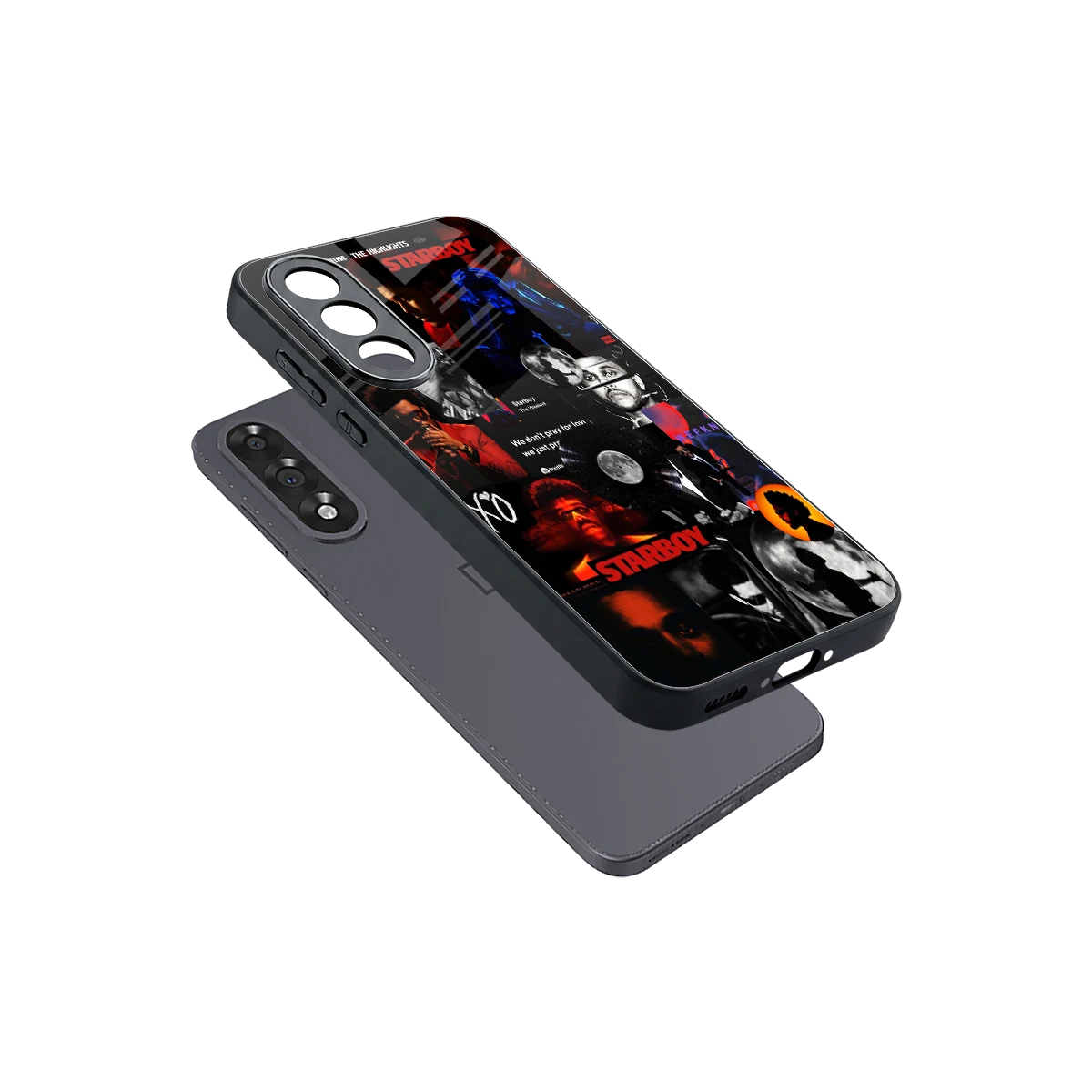 After Hours sleek oneplus nord 5 cover with tempered glass back and TPU edges