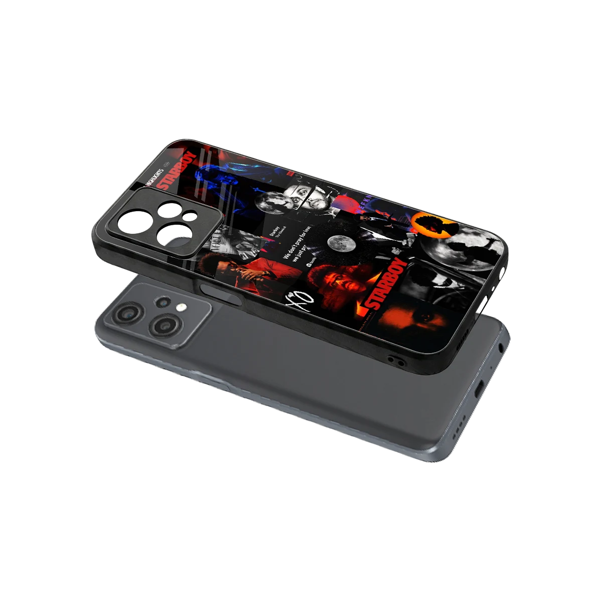 After Hours sleek oneplus nord ce 2 lite cover with tempered glass back and TPU edges