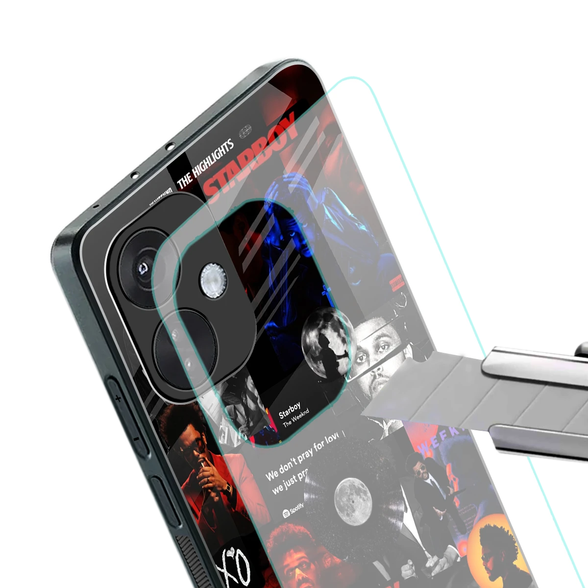 After Hours stylish phone case for oneplus nord ce 3 | glossy glass and slim fit