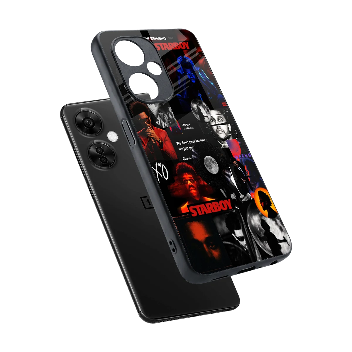 After Hours sleek oneplus nord ce 3 lite cover with tempered glass back and TPU edges