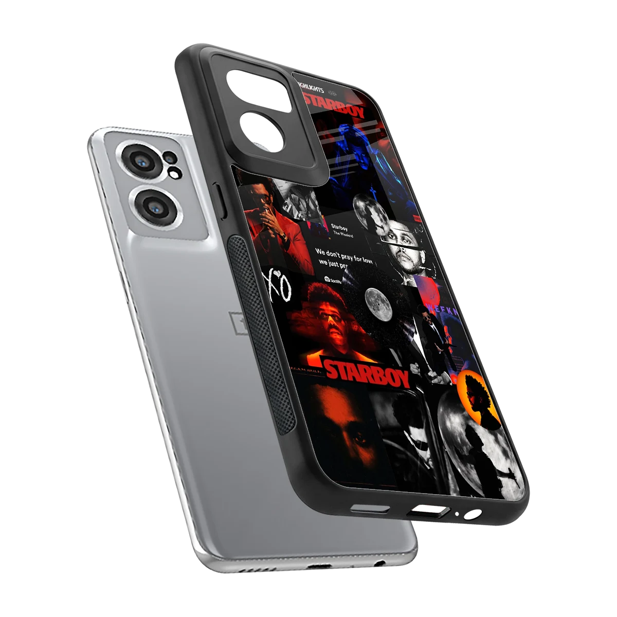 After Hours sleek oneplus nord ce 2 cover with tempered glass back and TPU edges