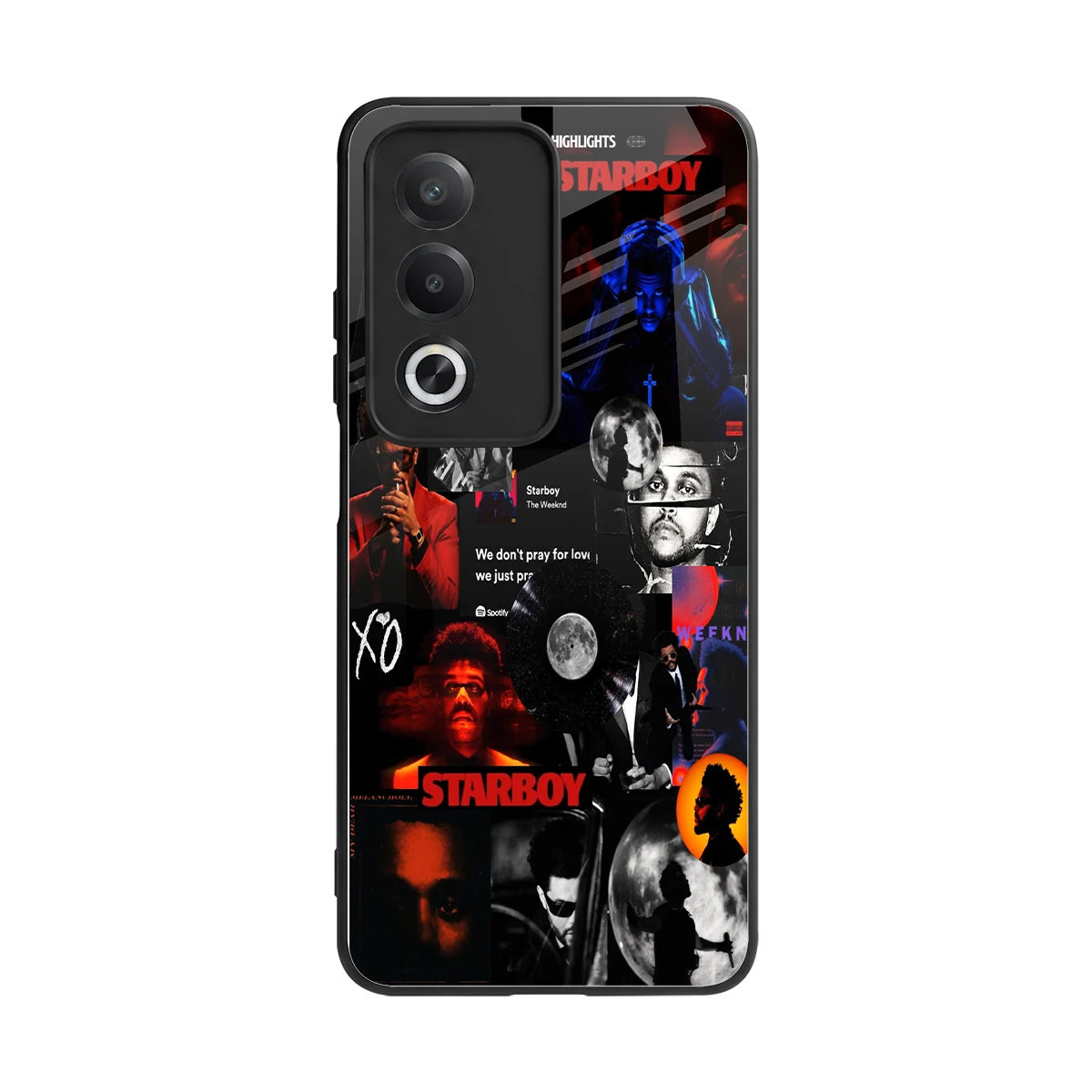 After Hours back phone cover | glass case for oppo a3 pro