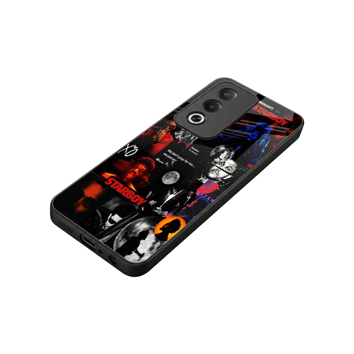 After Hours stylish phone case for oppo a3 pro | glossy glass and slim fit