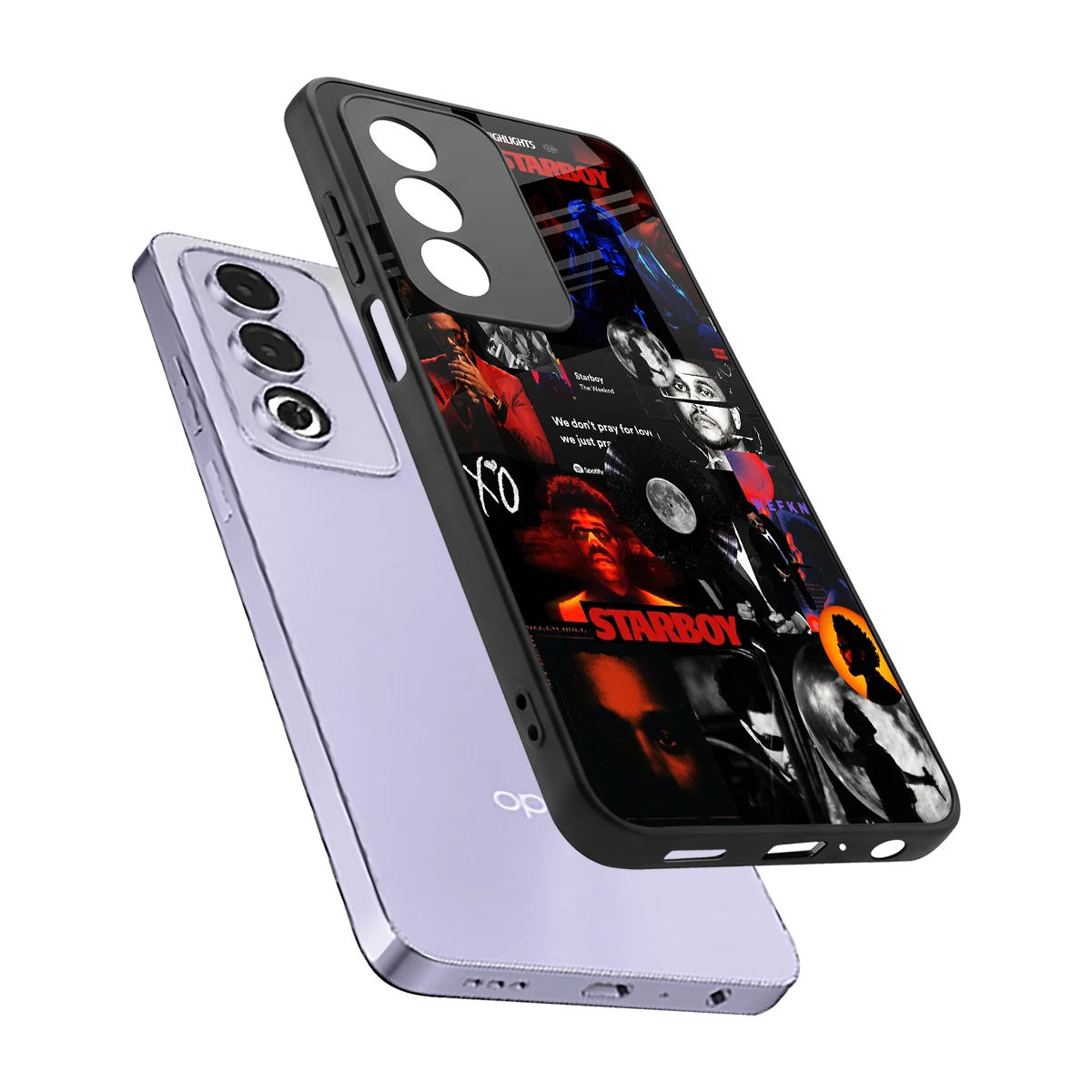 After Hours sleek oppo a3 pro cover with tempered glass back and TPU edges