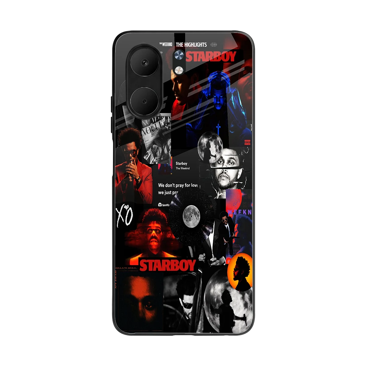 After Hours back phone cover | glass case for oppo a5x 5g