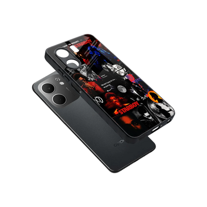 After Hours sleek oppo a5x 5g cover with tempered glass back and TPU edges