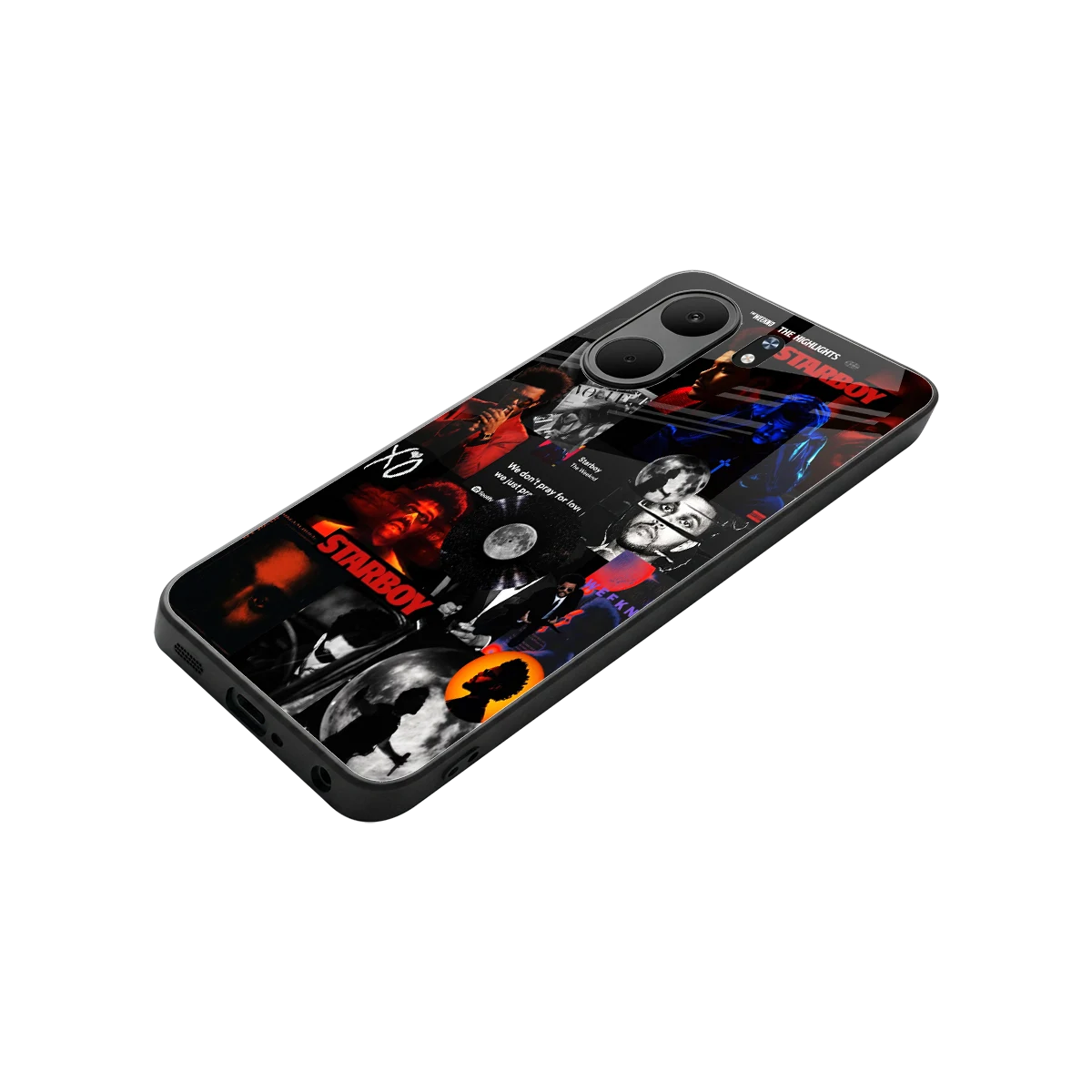 After Hours stylish phone case for oppo a5x 5g | glossy glass and slim fit
