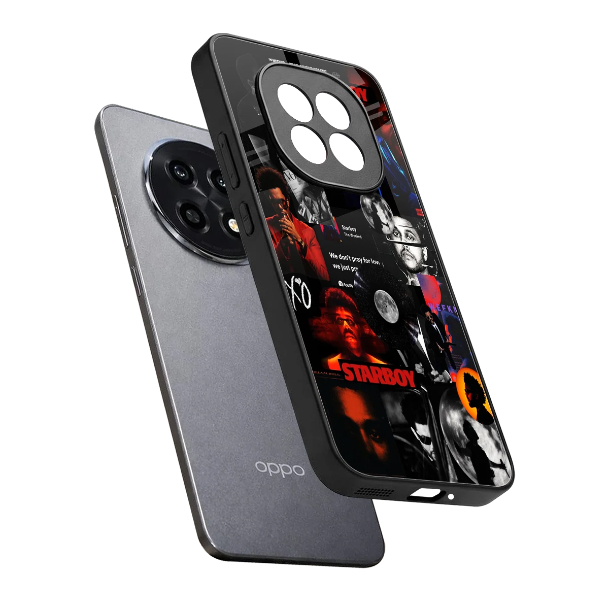 After Hours sleek oppo f29 pro 5g cover with tempered glass back and TPU edges