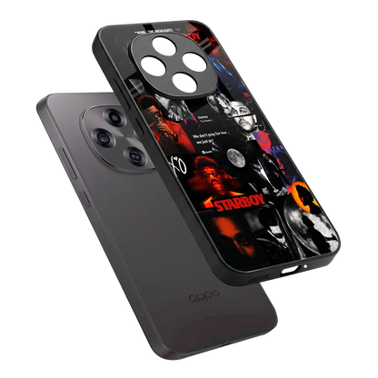 After Hours sleek oppo f31 pro 5g cover with tempered glass back and TPU edges