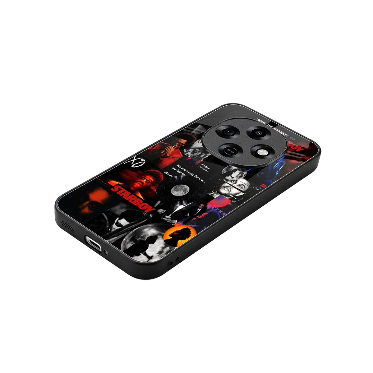 After Hours stylish phone case for oppo f31 pro 5g | glossy glass and slim fit