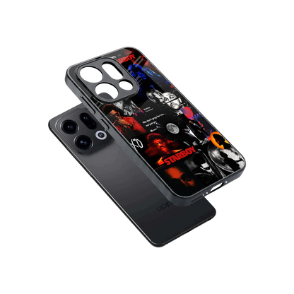 After Hours sleek oppo find x9 cover with tempered glass back and TPU edges