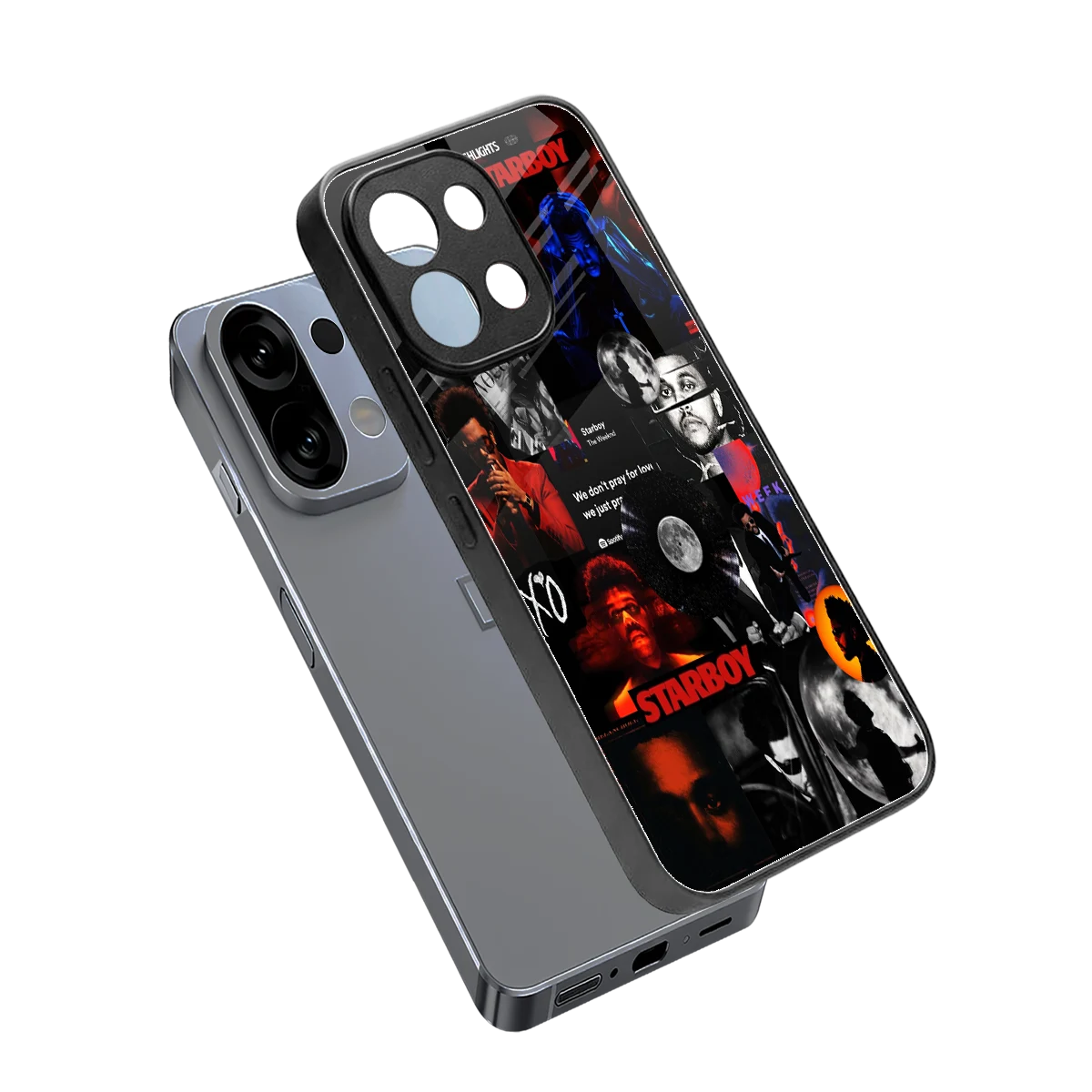After Hours sleek oppo k13 5g cover with tempered glass back and TPU edges