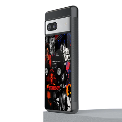 After Hours stylish phone case for google pixel 7a | glossy glass and slim fit