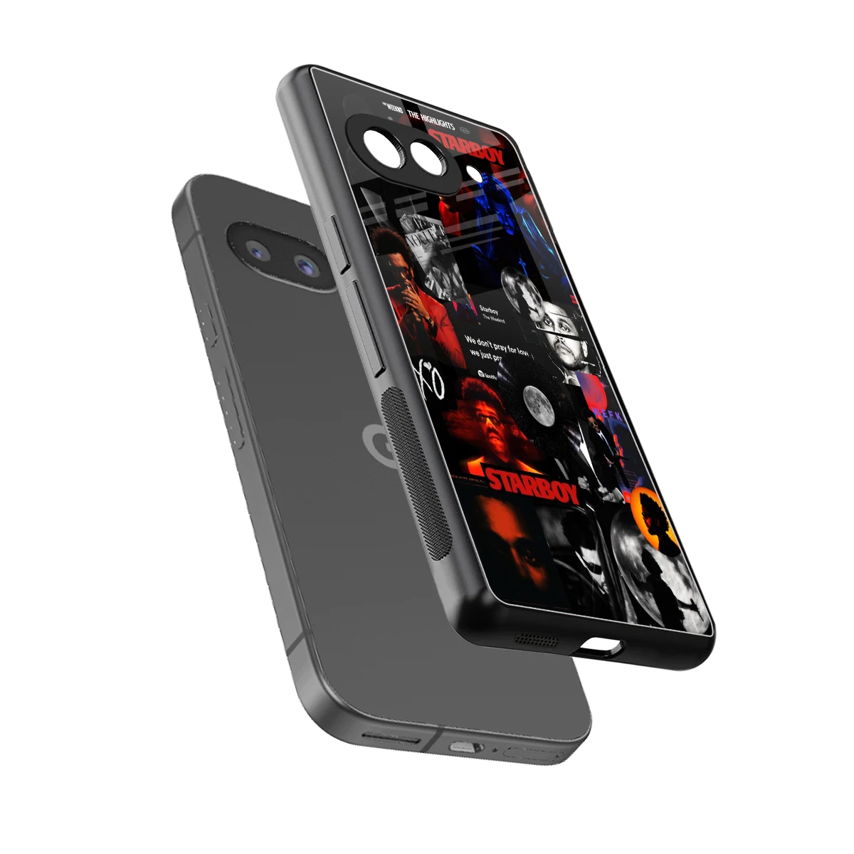 After Hours sleek google pixel 10a cover with tempered glass back and TPU edges