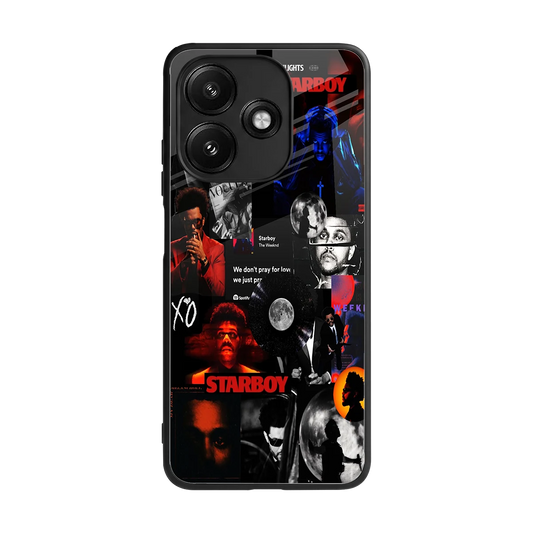 After Hours back phone cover | glass case for redmi 12 5g